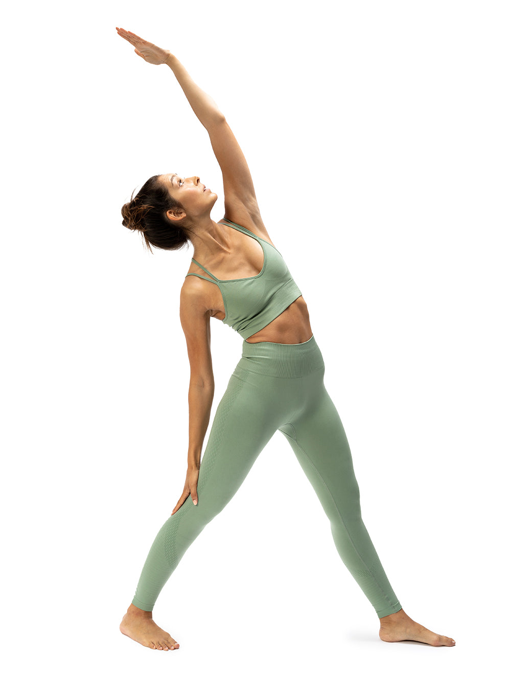 LEGGINGS - PORTO OLIVE GREEN 1